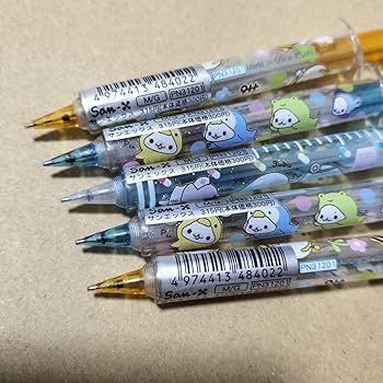 Amazon.co.jp: 入手困難 まめゴマ シャーペン 5本セット